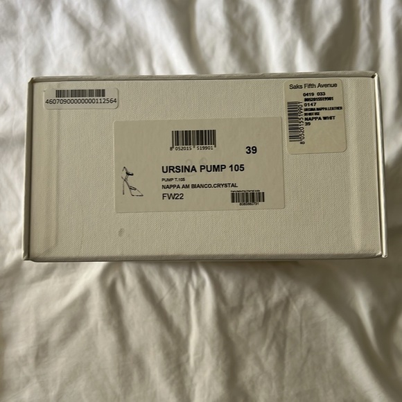 Amina Muaddi Ursina Heels - white - Picture 7 of 16